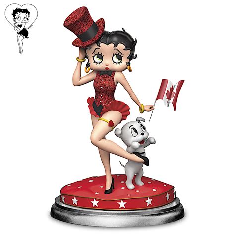 betty boop pinup|Betty Boop Patriotic Pinup Figurine